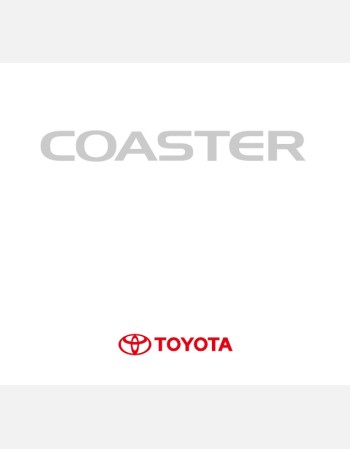 toyota coaster 2015-2016 owners manual in english